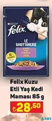 FELİX KUZU ETLİ YAŞ KEDİ MAMASI 85 G